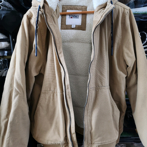 3회착 타미힐피거 쉐르파 후디 자켓 베이지 타미진스