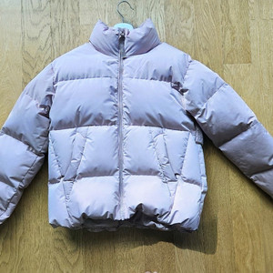 탑텐 핑크 덕다운 패딩 점퍼 85