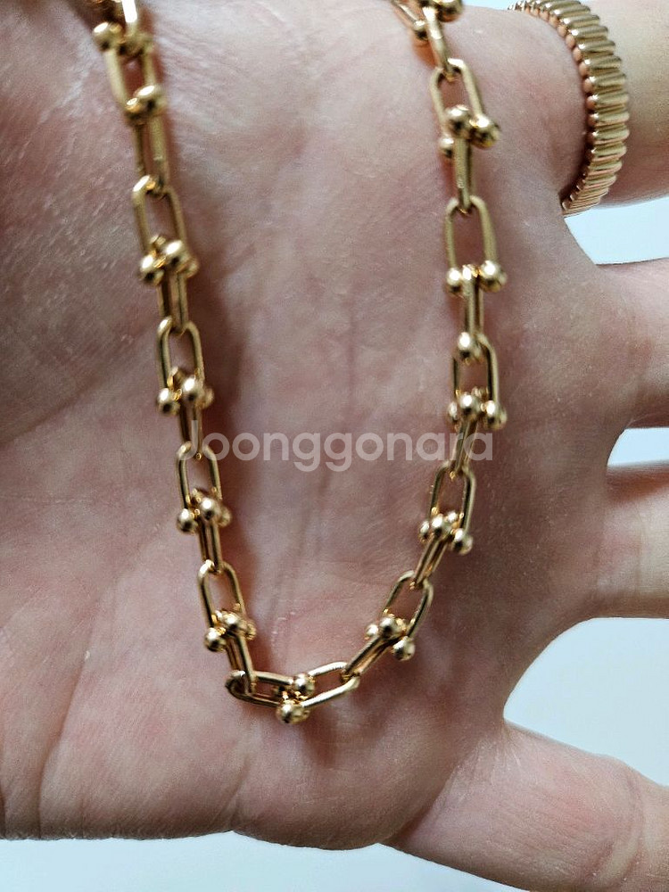 18K 핑크골드 팔찌--3