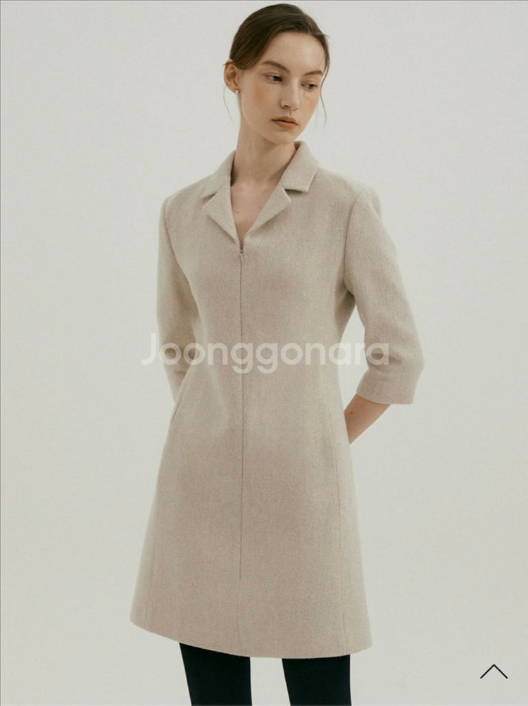 시에sie 레이나 칼라 원피스 코튼핑크MM--0