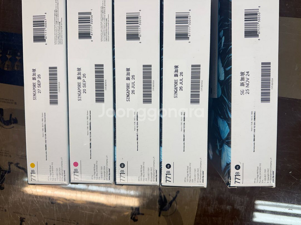 z6800 잉크및 헤드, HP 771 컬러 잉크 카트리지--2