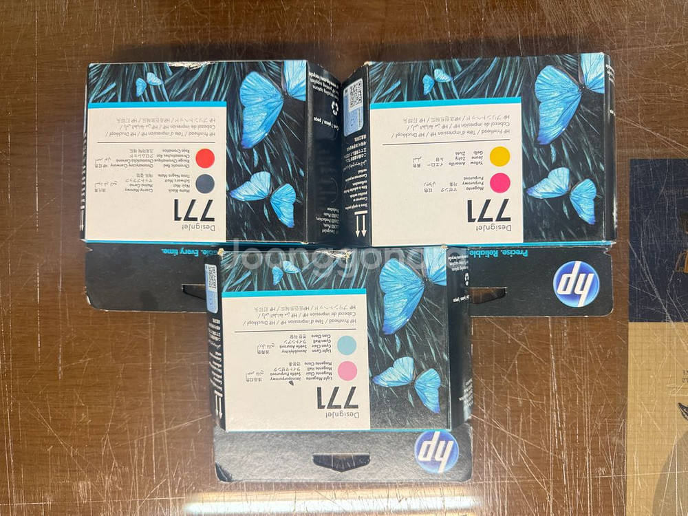 z6800 잉크및 헤드, HP 771 컬러 잉크 카트리지--1