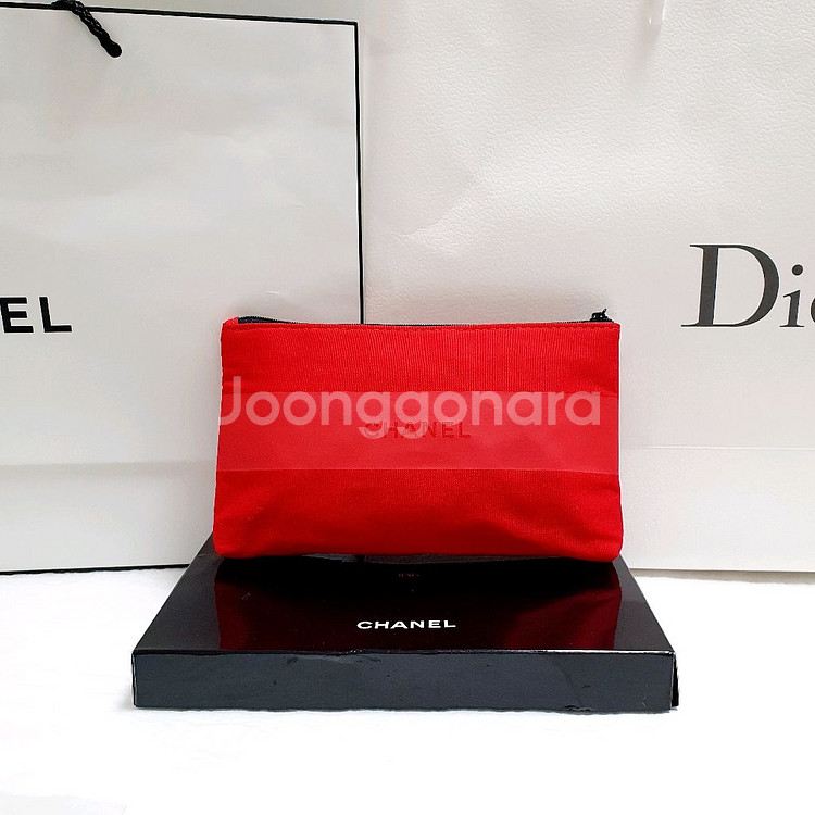 샤넬 레드 사각파우치 루쥬알뤼르 잉크--0