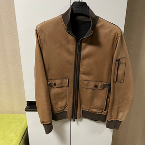 랑방 램스킨 블루종 자켓 100사이즈