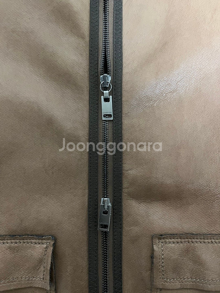 랑방 램스킨 블루종 자켓 100사이즈--2