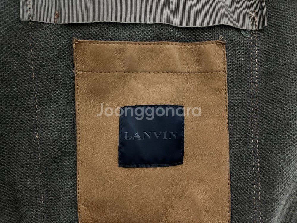 랑방 램스킨 블루종 자켓 100사이즈--5