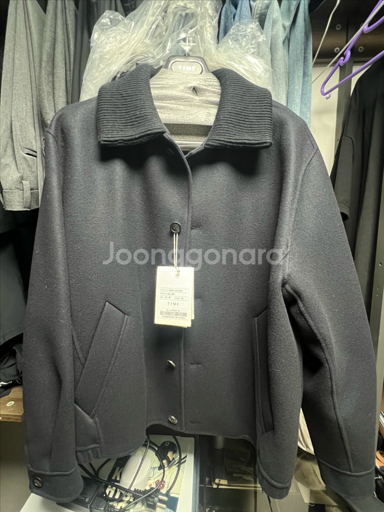 타임옴므 캐시미어블렌드 칼라 자켓 105--0