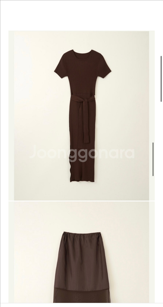 새상품) 시에 sie 에이프런 랩 드레스--2