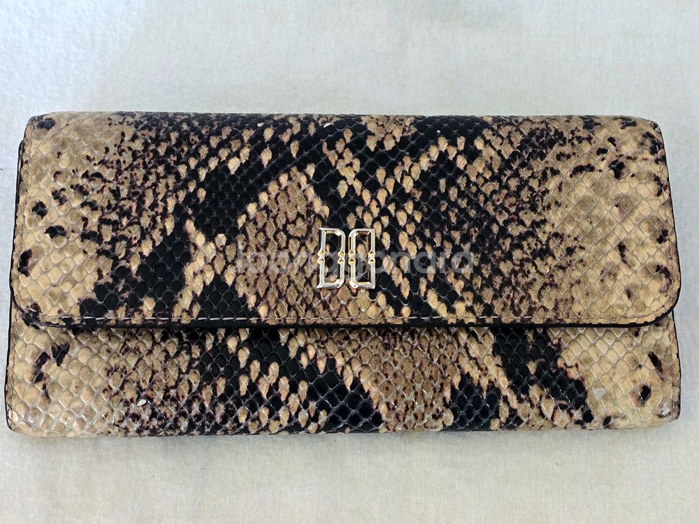 DAKS 닥스 뱀피무늬 여성용 장지갑--1