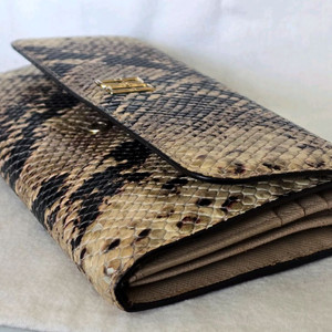 DAKS 닥스 뱀피무늬 여성용 장지갑