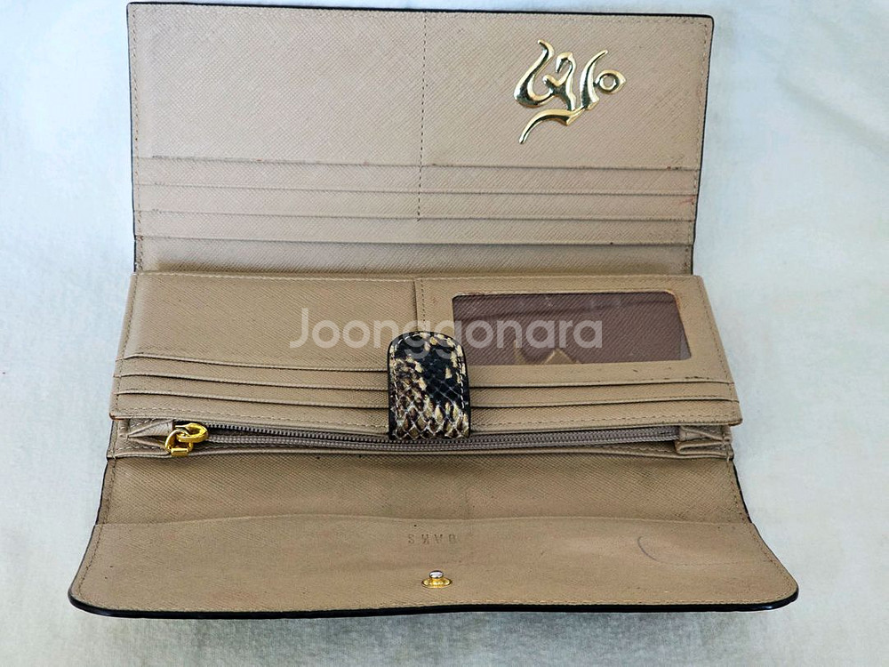 DAKS 닥스 뱀피무늬 여성용 장지갑--8