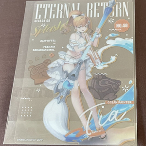 이터널리턴 띠아 투명 엽서