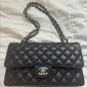 지존 샤넬 클미 클래식 미듐 은장