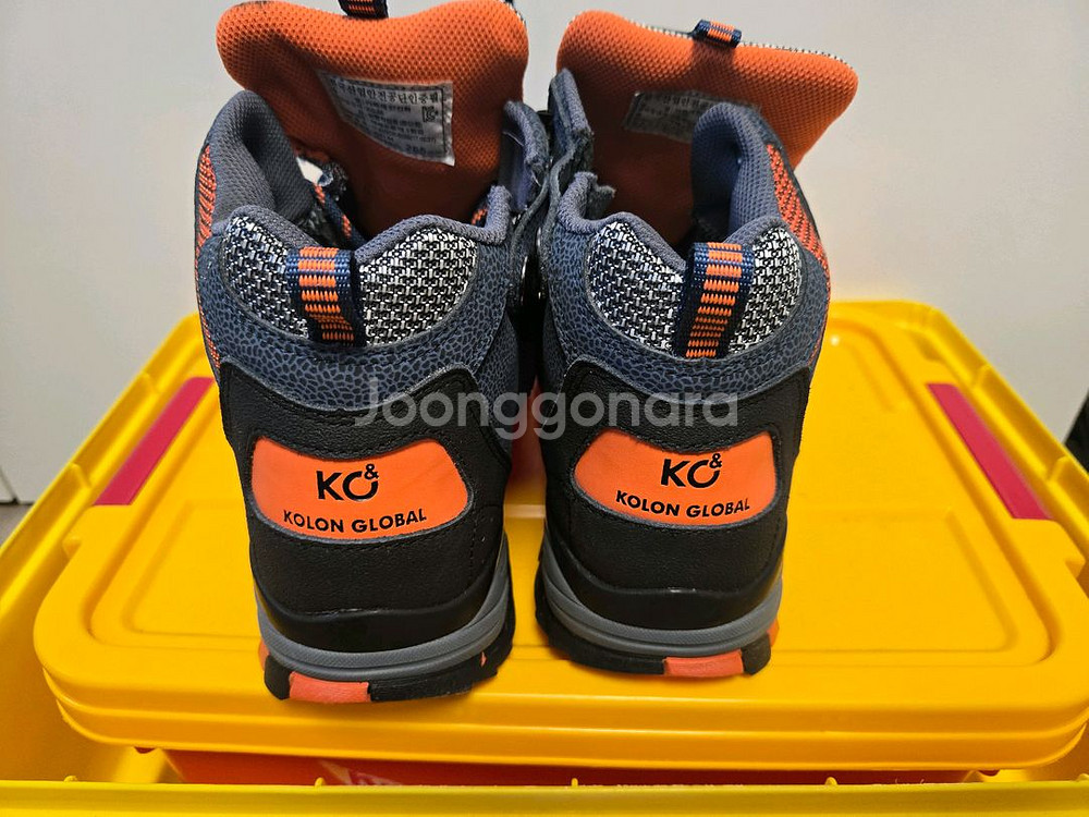 새제품)코오롱 6인치 안전화 kg-66 265사이즈--1