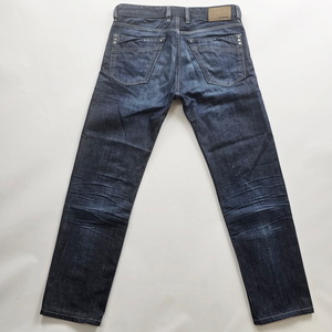 디젤 청바지 버튼 워싱 테이퍼드 사이즈32 R2780