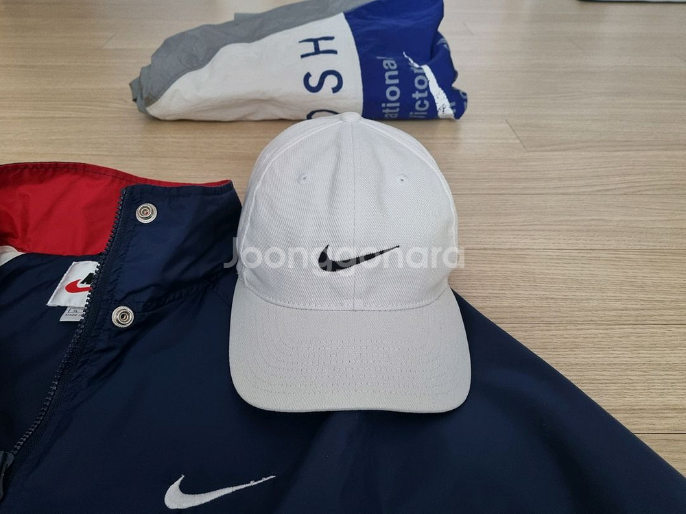 나이키 모자 90S 레트로 자수 볼캡--0