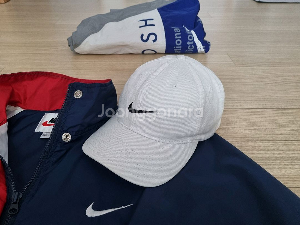 나이키 모자 90S 레트로 자수 볼캡--1