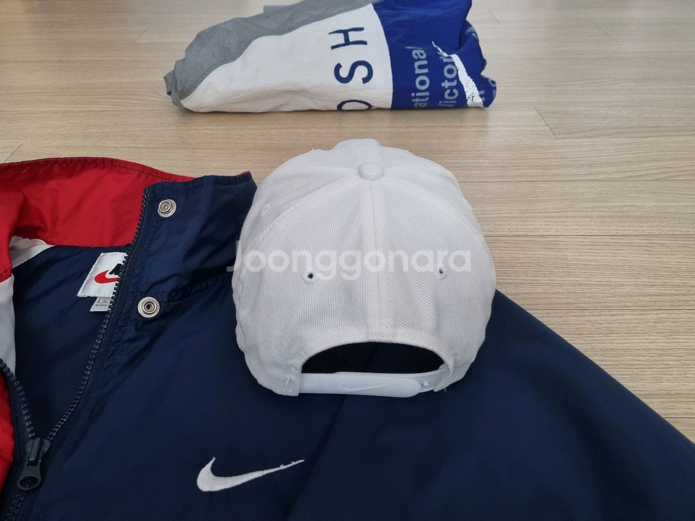 나이키 모자 90S 레트로 자수 볼캡--2