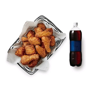 교촌치킨 간장1마리 콜라