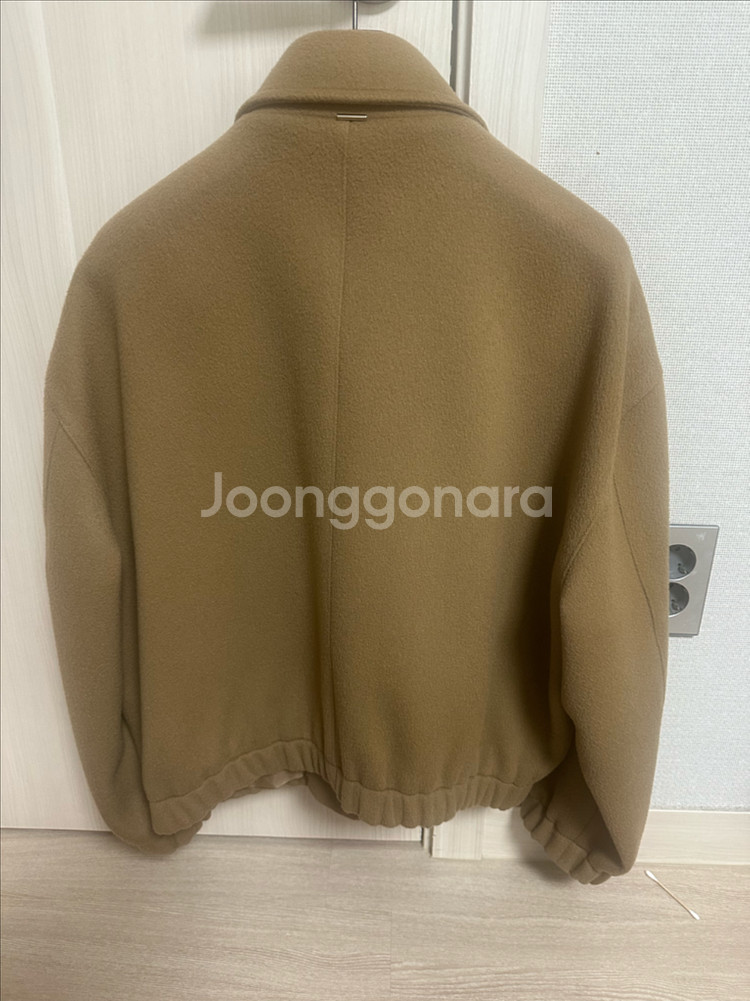 시스템옴므 22fw 모,캐시미어 혼방 크롭 자켓 카멜--1