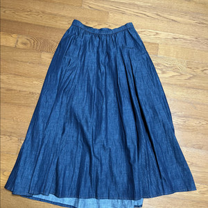 한섬 더 캐시미어 데님 스커트 55