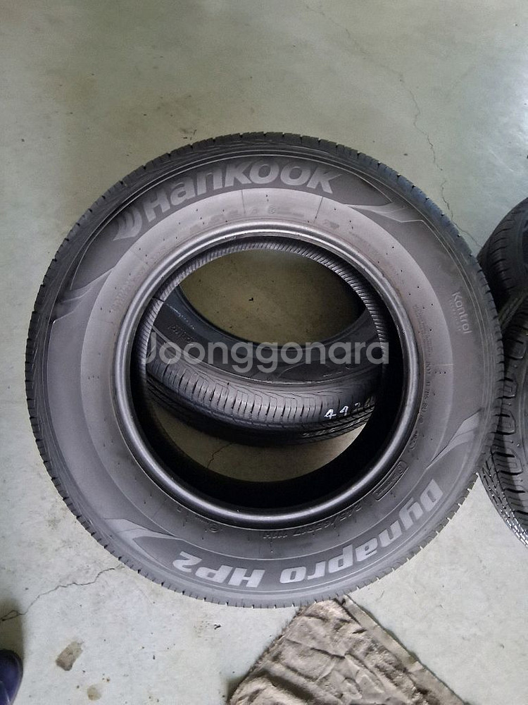 245/65R17 중고타이어2개--2