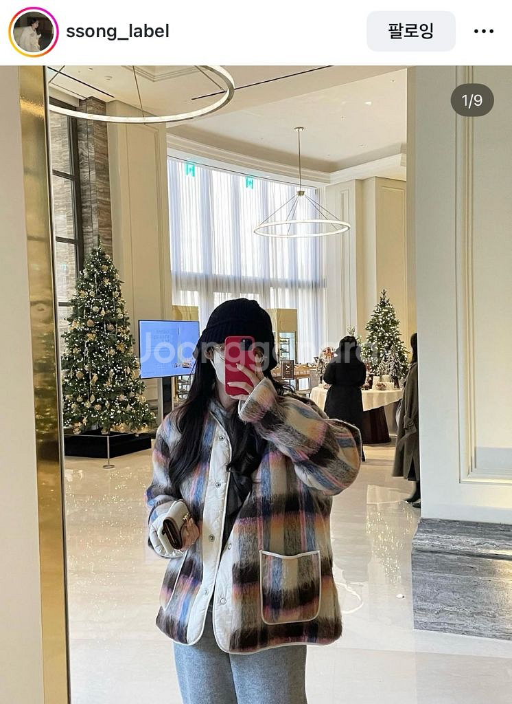 쏭라벨 모헤어 양면 패딩--2