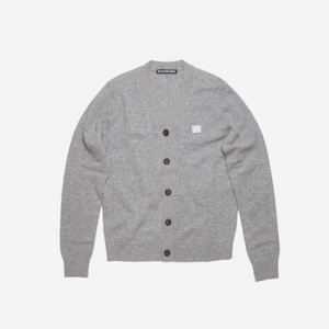 택채 새상품) 아크네 스튜디오 keve 케베 페이스 가디건 그레이멜란지 이미지