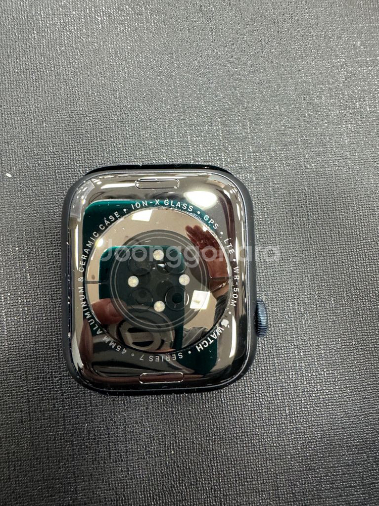 애플워치7 45mm 미드나잇 셀룰러--3