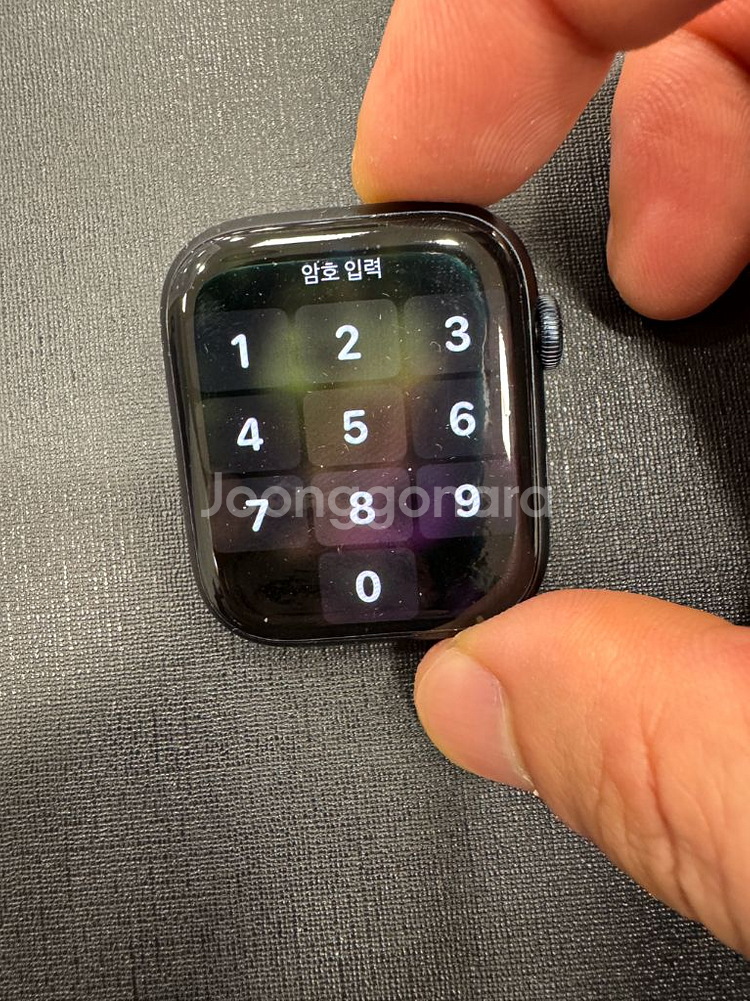 애플워치7 45mm 미드나잇 셀룰러--0