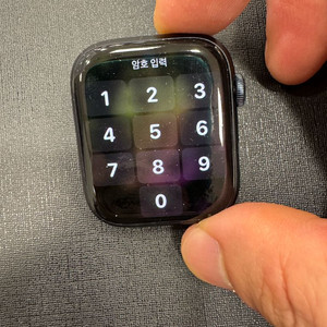 애플워치7 45mm 미드나잇 셀룰러