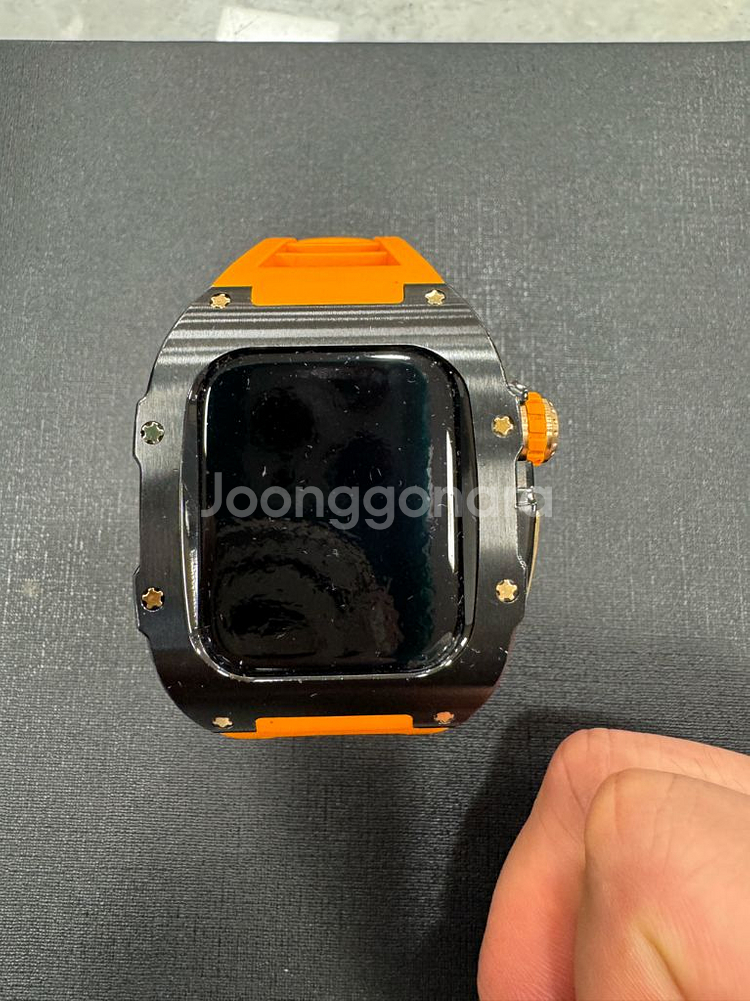 애플워치7 45mm 미드나잇 셀룰러--6