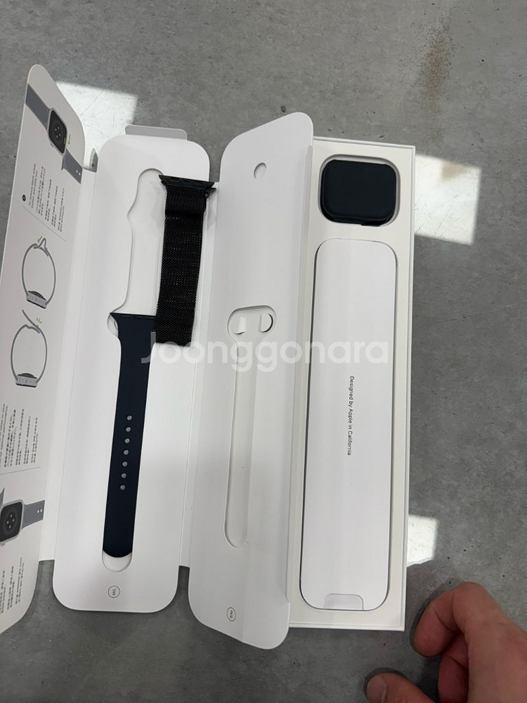 애플워치7 45mm 미드나잇 셀룰러--4