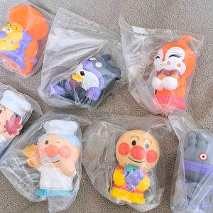 호빵맨 시리즈 결실의 가을 컬렉션 반다이 손가락 피규어 7개 세트