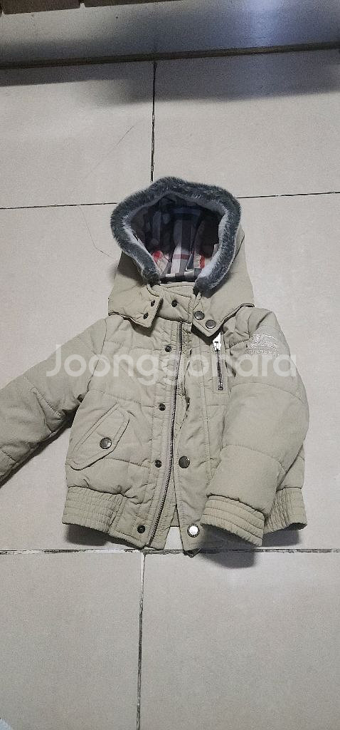 버버리키즈 후드패딩 2y 팬츠4Y--0