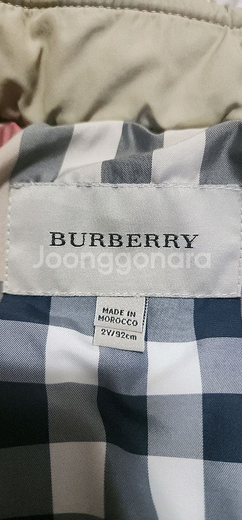 버버리키즈 후드패딩 2y 팬츠4Y--3