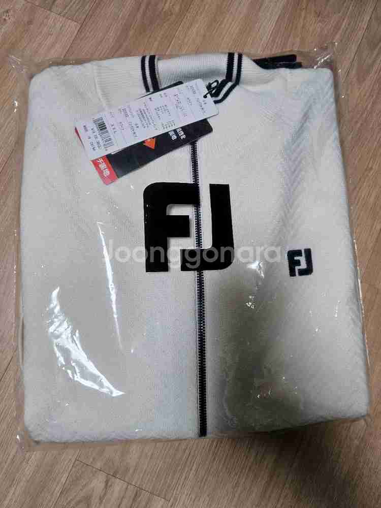 풋조이 남성용 니트 집업 새 상품입니다--0