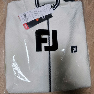 풋조이 남성용 니트 집업 새 상품입니다