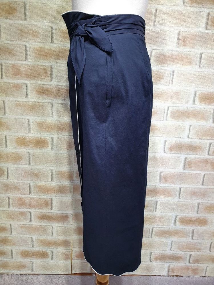 시슬리 정품 새것수준 리본벨트 랩 미디스커트26인치 이미지