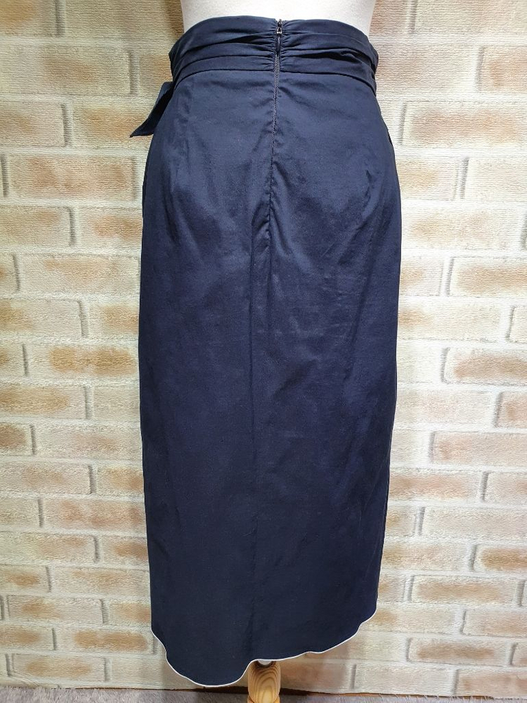 시슬리 정품 새것수준 리본벨트 랩 미디스커트26인치 이미지