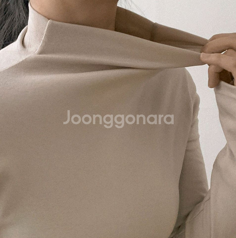 (새상품) 반목 이너 티셔츠, 반폴라티 이너티--2