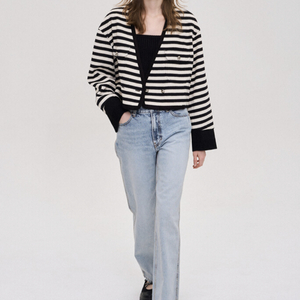 (새상품) system 시스템 스트라이프 자켓 가디건