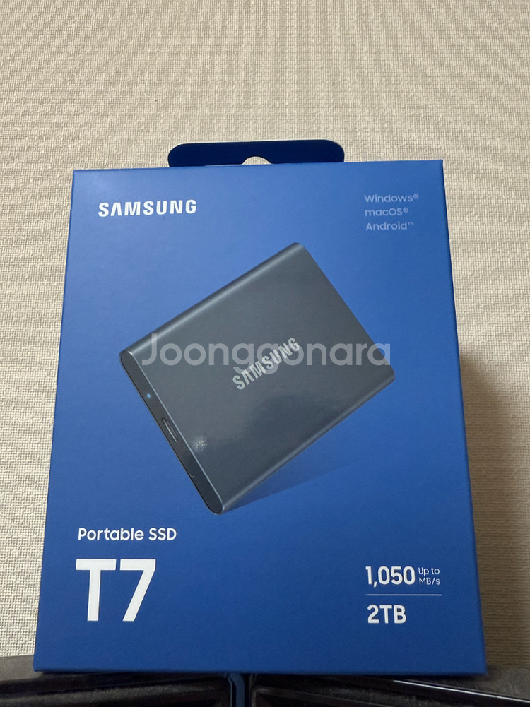(미개봉) 새상품 삼성 포터블 SSD T7 2TB--0