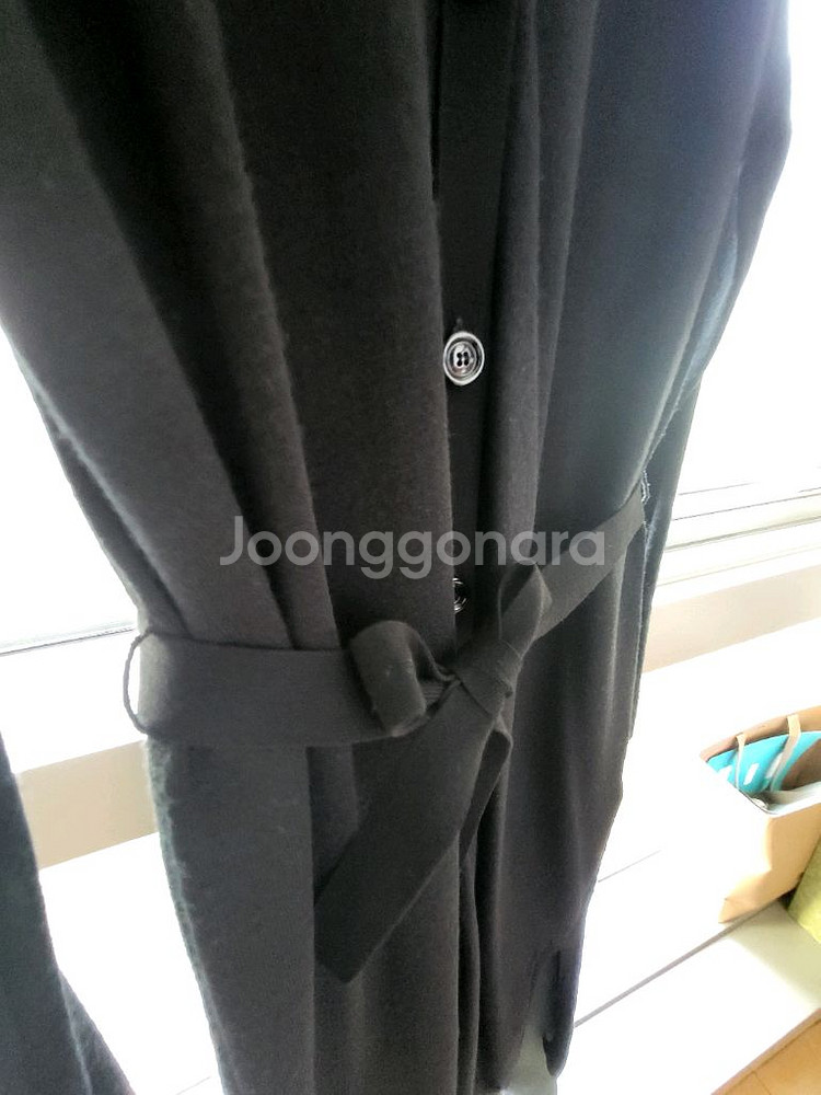 타임 브이넥 롱 원피스 긴디건--4