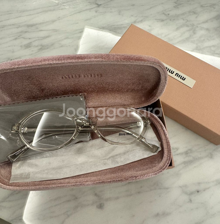 미우미우 투명안경--3