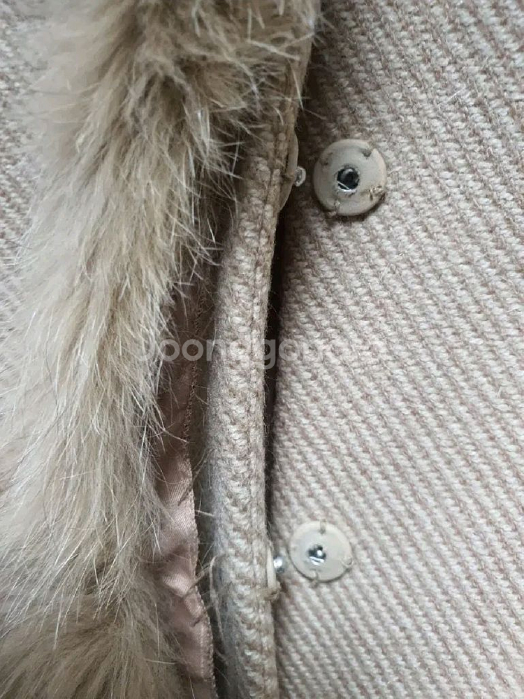 조이너스 폭스퍼 트리밍 롱코트(55)/무배1.5 만원--3