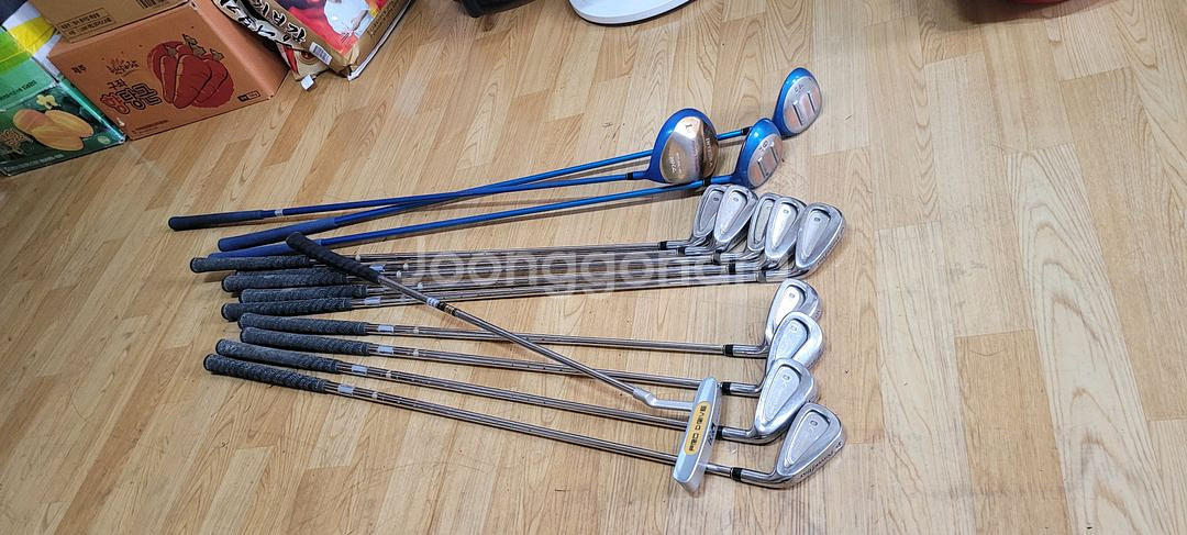 파워 빌트 스틸골프채 혼합 풀셋--0