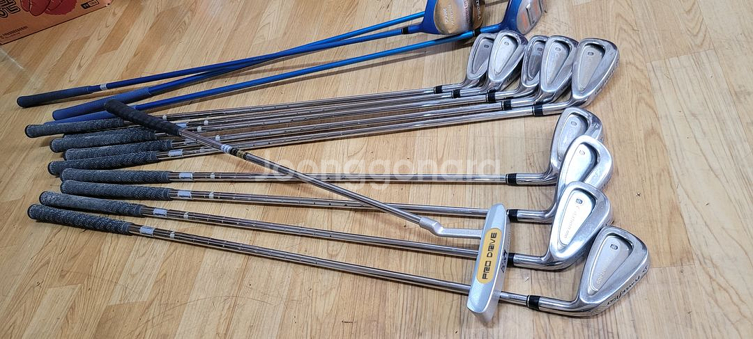 파워 빌트 스틸골프채 혼합 풀셋--1
