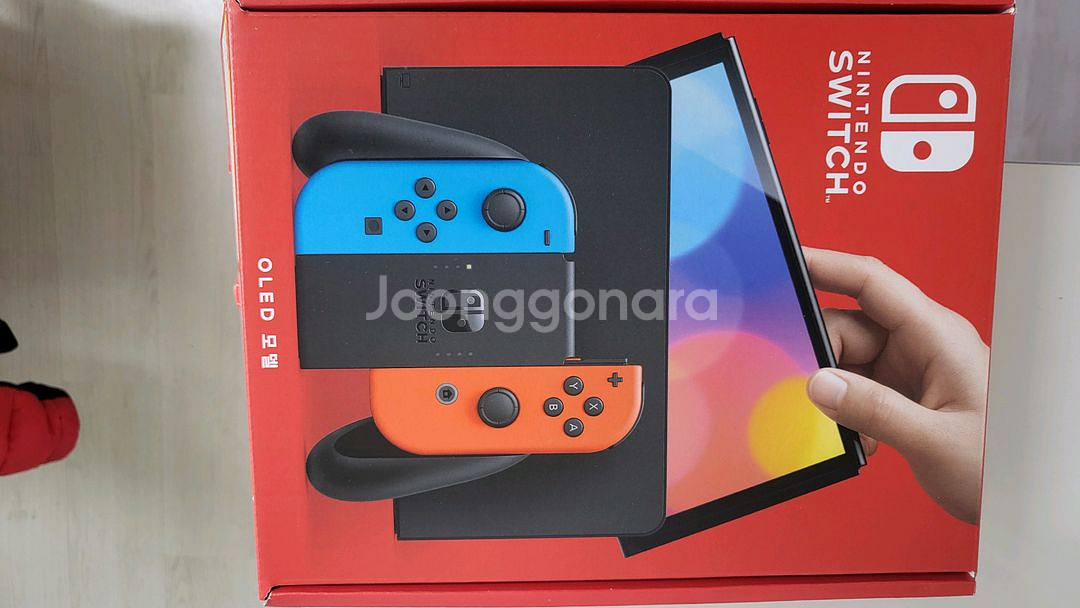 닌텐도 스위치 OLED 본체 + 게임패드 세트--0