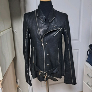 Hogan 호간 램스킨 양가죽 라이더 자켓 40사이즈(약44~날씬55)